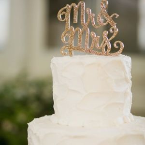 Mr & Mrs Cake Topper